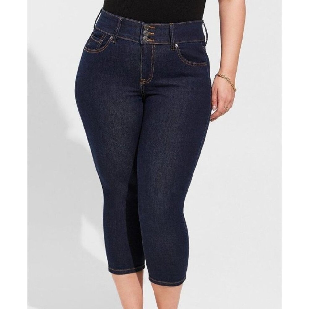 Torrid Crop Jegging Skinny Super Soft High-Rise Jean Sz 14